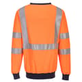 Miniatyrbillede 2 af 2: Portwest Flammebestandig sikkerhedssweatshirt til mænd med høj lysstyrke
