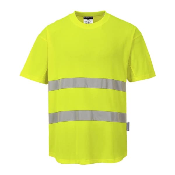 Portwest Airflow Hi-Vis Comfort T-shirt til mænd Yellow 3XL