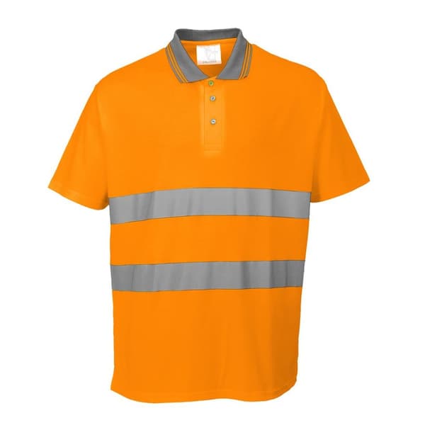 Portwest Herre Hi-Vis Comfort Safety Polo Shirt til mænd