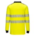 Miniatyrbillede 2 af 2: Portwest PW3 flammebestandig højvis-poloshirt med lange ærmer til mænd