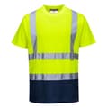Miniatyrbilde 1 av 2: Portwest Mens Contrast High-Vis Short-Sleeved T-Shirt