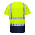 Miniatyrbilde 2 av 2: Portwest Mens Contrast High-Vis Short-Sleeved T-Shirt