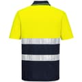 Miniatyrbillede 2 af 2: Portwest Kontrastfarvet letvægts hivis-poloshirt til mænd