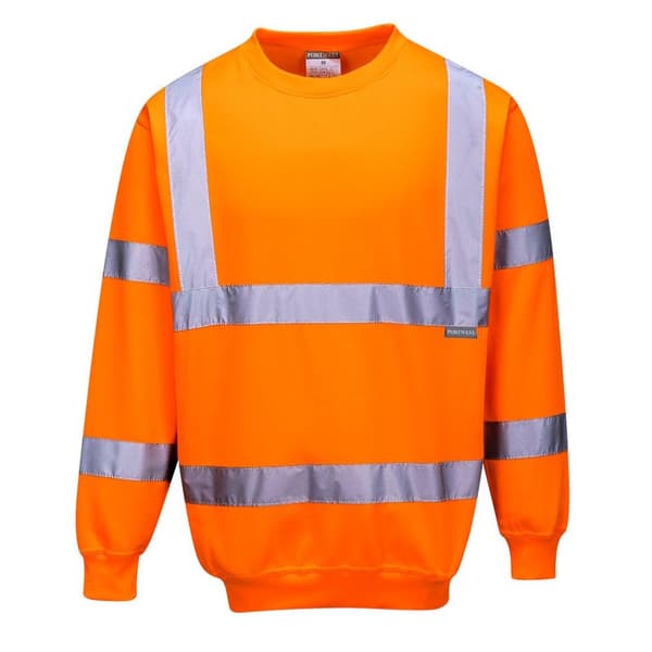 Portwest Herre Hi-Vis sikkerhedssweatshirt til mænd