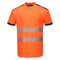 Miniatyrbillede 1 af 2: Portwest Herre Hi-Vis sikkerheds-T-shirt til mænd