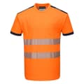 Miniatyrbillede 1 af 2: Portwest Herre Hi-Vis sikkerheds-T-shirt til mænd