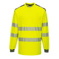Pikkukuva 1 / 2: Portwest Mens PW3 Cotton Hi-Vis Comfort Long-Sleeved T-Shirt