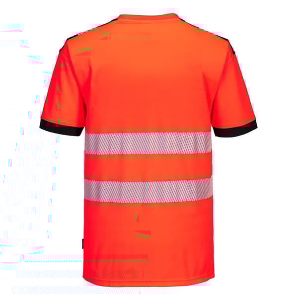 Portwest Mens PW3 Cotton Hi-Vis Comfort T-Shirt
