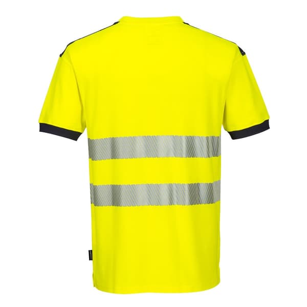 Portwest PW3 Bomuld Hi-Vis Comfort T-shirt til mænd
