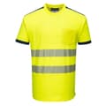 Miniatyrbillede 1 af 2: Portwest PW3 Bomuld Hi-Vis Comfort T-shirt til mænd