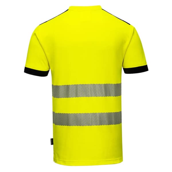 Portwest PW3 Bomuld Hi-Vis Comfort T-shirt til mænd