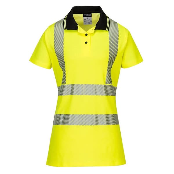 Portwest Womens/Ladies Pro Hi-Vis Comfort Polo Shirt