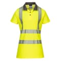 Miniatyrbilde 1 av 2: Portwest Womens/Ladies Pro Hi-Vis Comfort Polo Shirt