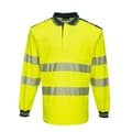 Miniatyrbilde 1 av 2: Portwest Mens PW3 Hi-Vis Comfort Long-Sleeved Polo Shirt