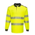 Miniatyrbilde 1 av 2: Portwest Mens PW3 Hi-Vis Comfort Long-Sleeved Polo Shirt