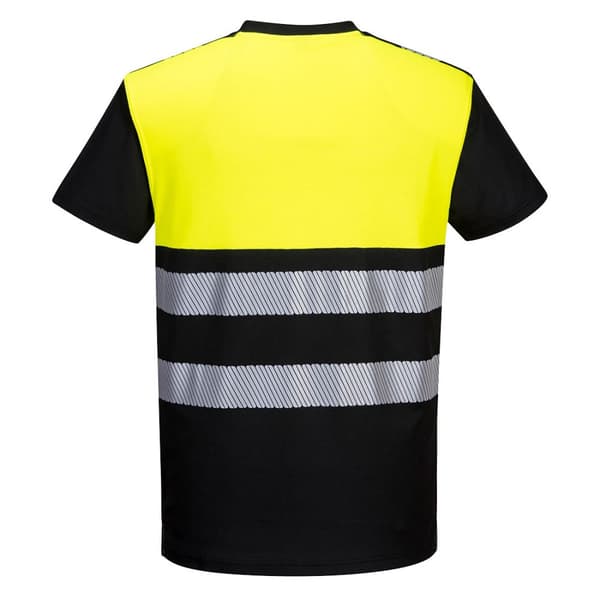 Portwest Mens PW3 Cotton High-Vis T-Shirt