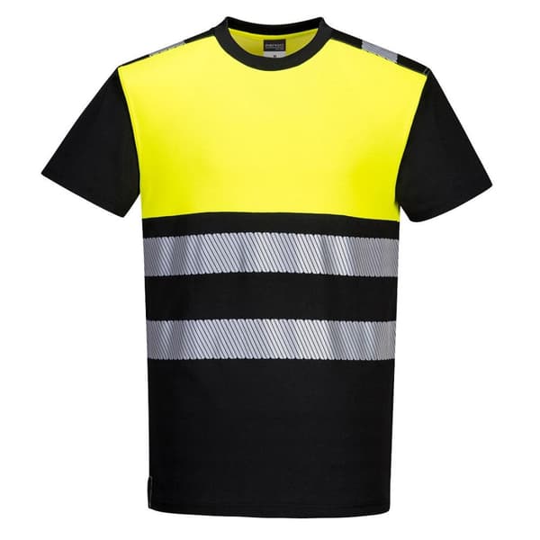 Portwest Mens PW3 Cotton High-Vis T-Shirt