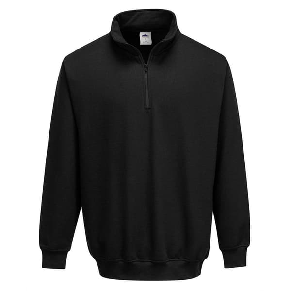 Portwest Mens Sorrento Zip Neck Sweatshirt