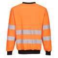 Miniatyrbillede 2 af 2: Portwest PW2 High-Vis sikkerhedssweatshirt til mænd