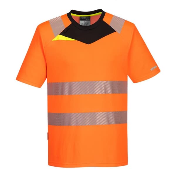 Portwest DX4 Hi-Vis sikkerheds-T-shirt til mænd