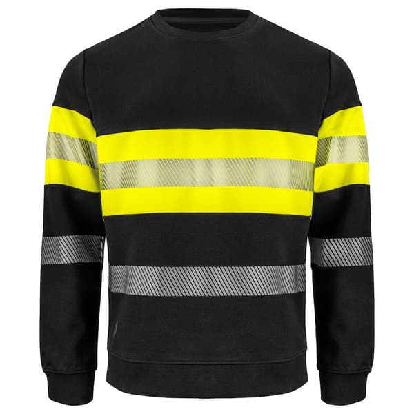 Projob Mens Hi-Vis Work Sweatshirt
