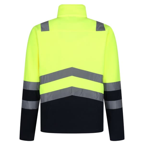 Regatta Mens Pro 220 Hi-Vis Fleece Top