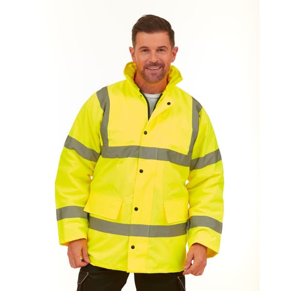 Yoko Unisex Adult Classic Motorway Hi-Vis Jacket