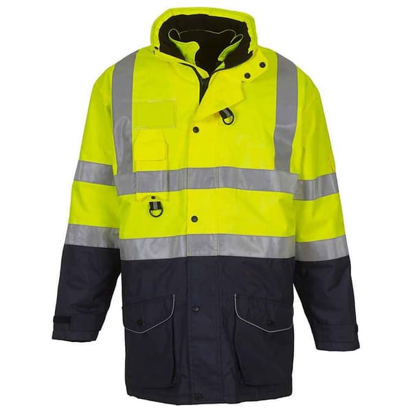 Yoko Unisex Adult Hi-Vis 7 in 1 Jacket