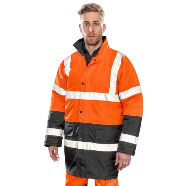 Result Core Unisex Adult Two Tone Safety Safety Coat