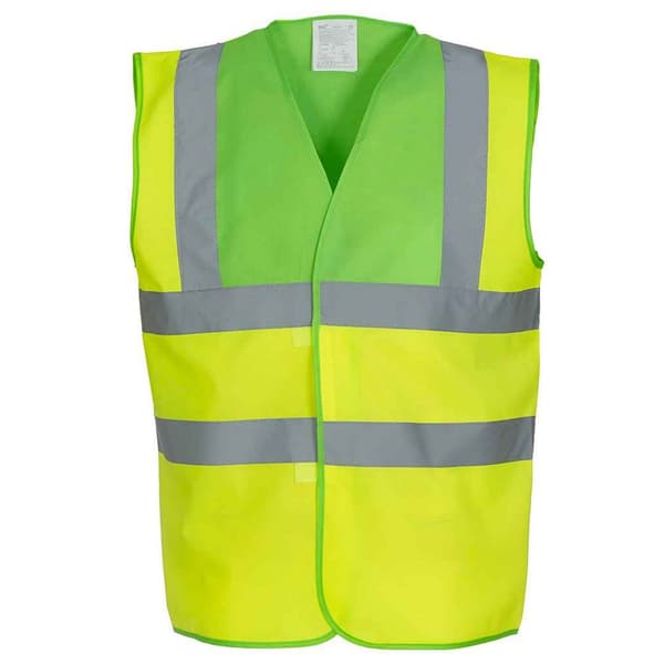 Yoko Mens Band & Brace Hi-Vis Waistcoat