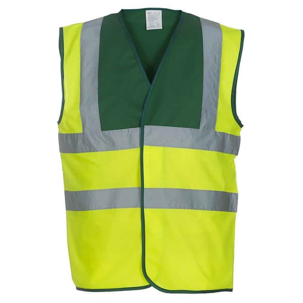 Yoko Mens Band & Brace Hi-Vis Waistcoat