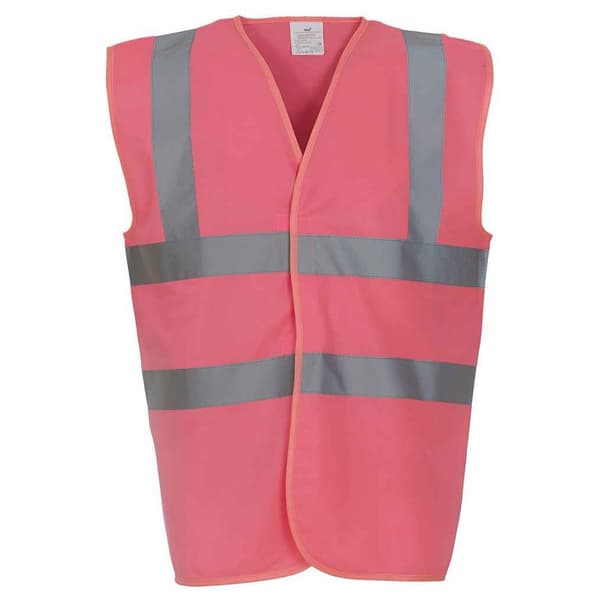 Yoko Mens Band & Brace Hi-Vis Waistcoat