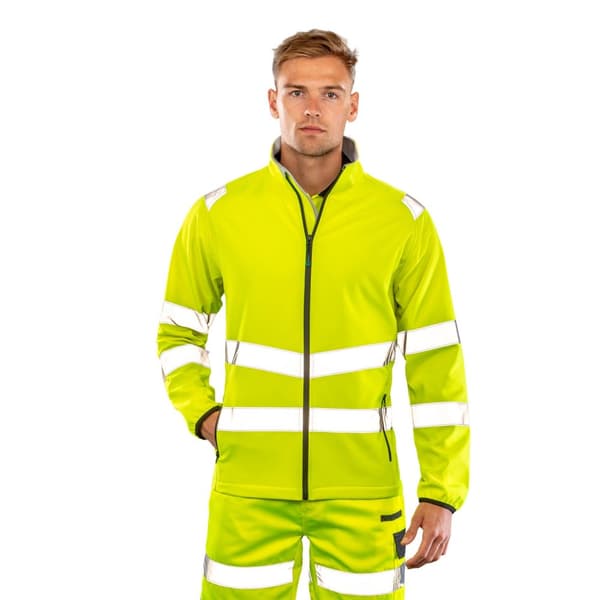 Result Unisex Adult Double Layered Recycled Soft Shell Jacket