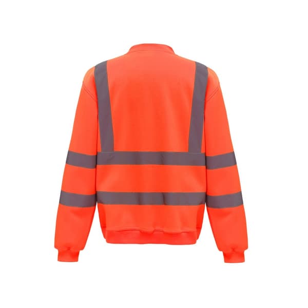 Yoko Unisex vuxen Hi-Vis Sweatshirt för vuxna