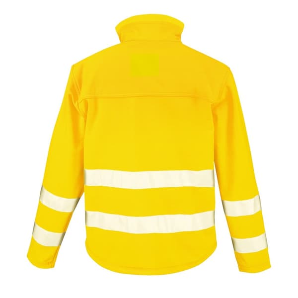 SAFE-GUARD by Result Unisex Adult Hi-Vis Soft Shell Jacket