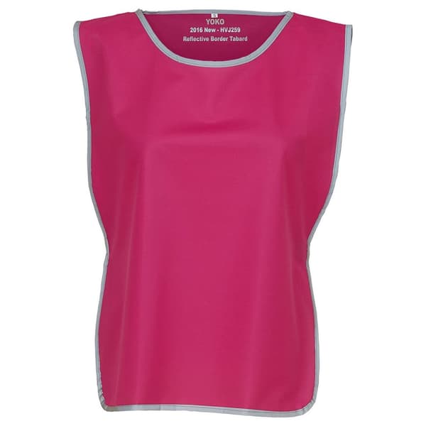 Yoko Unisex Adult Hi-Vis Reflective Detail Tabard