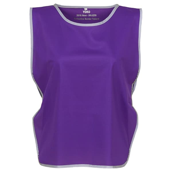 Yoko Unisex Adult Hi-Vis Reflective Detail Tabard