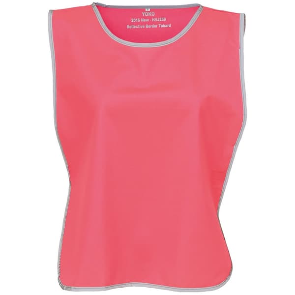 Yoko Unisex Adult Hi-Vis Reflective Detail Tabard