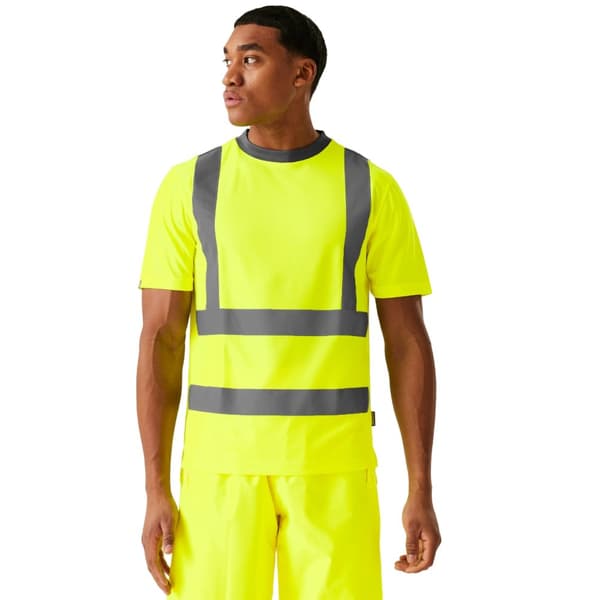 Regatta Professional Herre Hi-Vis sikkerheds-T-shirt til mænd