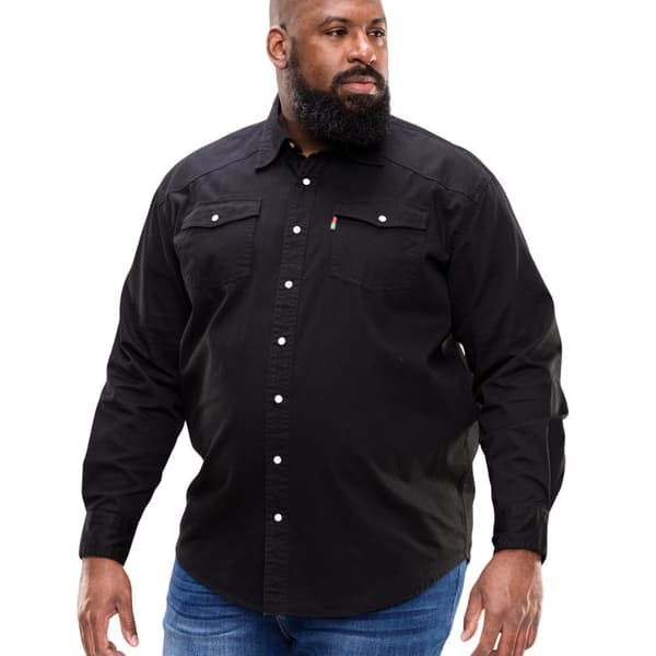Duke Mens D555 Western Denim Kingsize Shirt
