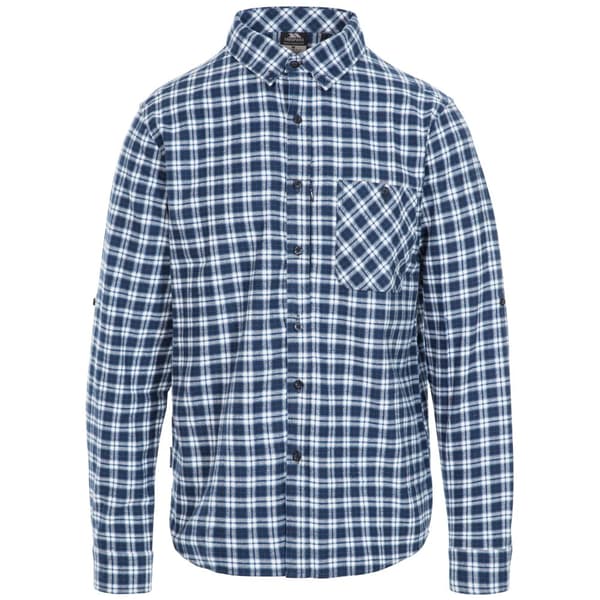 Trespass Sailfoot skjorte til mænd Navy Check XXS