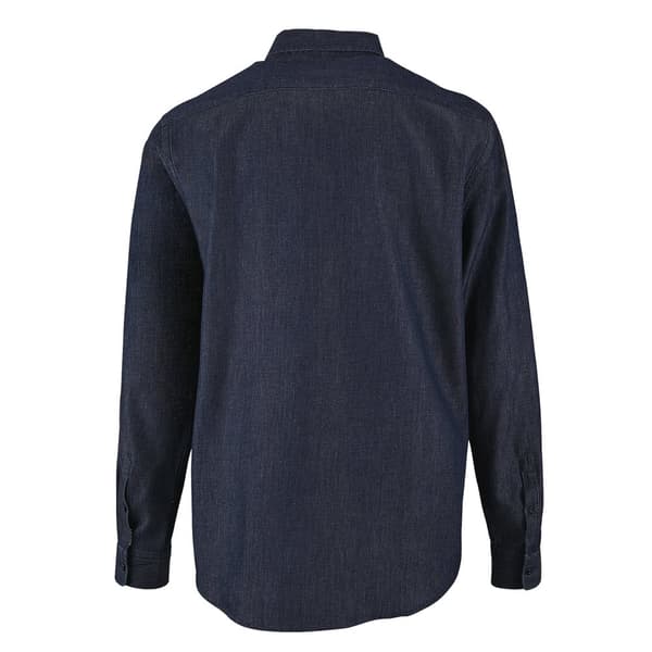 SOLS Barry langærmet denimskjorte med lange ærmer til mænd
