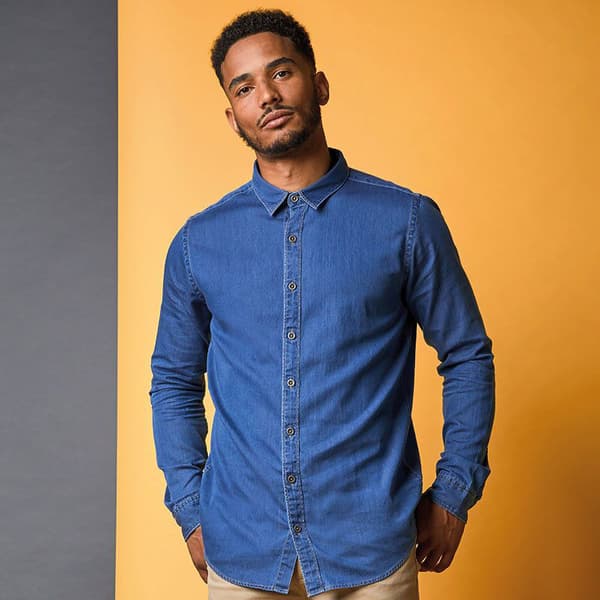 AWDis So Denim Mens Jack Denim Shirt