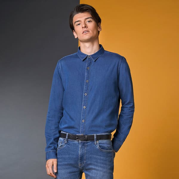 AWDis So Denim Mens Jack Denim Shirt