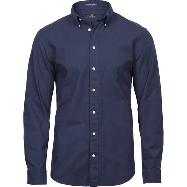 Tee Jays Mens Perfect långärmad Oxford-skjorta