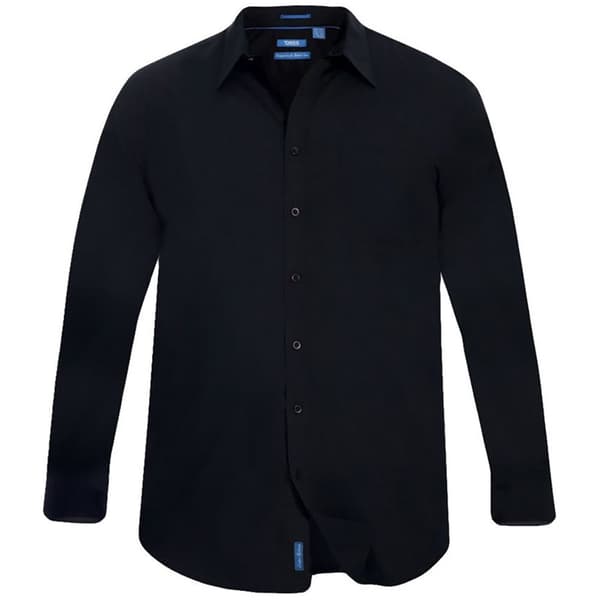 Duke Mens D555 Corbin Kingsize Long-Sleeved Shirt Black 2XL