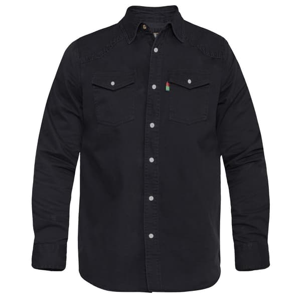 Duke D555 Western Denim-skjorta för herrar