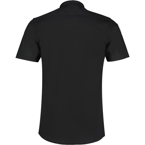 Kustom Kit Kortärmad skräddarsydd skjorta i poplin för män