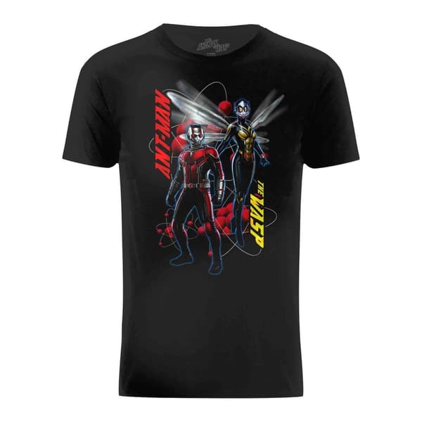 Ant-Man And The Wasp Mens Characters Pose T-Shirt Black S