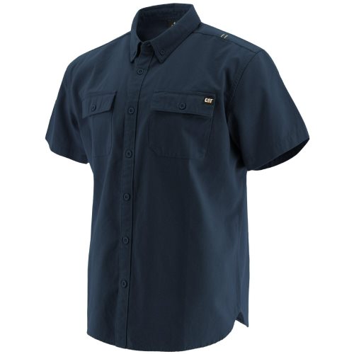 Bild av Caterpillar Mens Button Up kortärmad arbetsskjorta